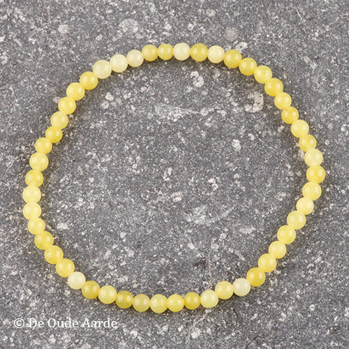 Serpentijn - kogelarmband 4mm