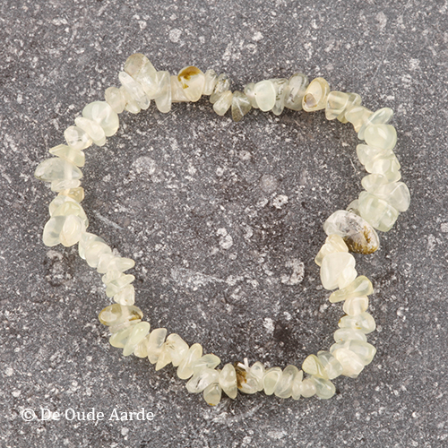 Prehniet - splitterarmband