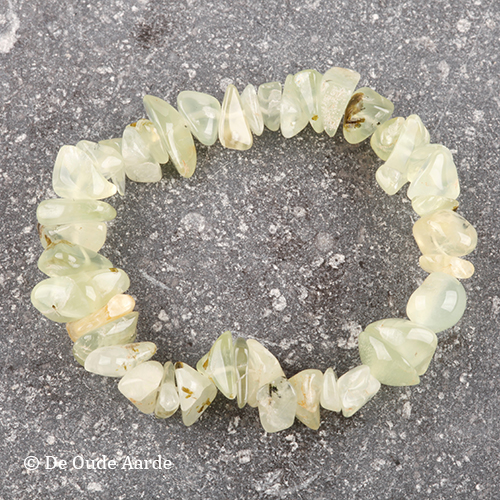 Prehniet - splitterarmband