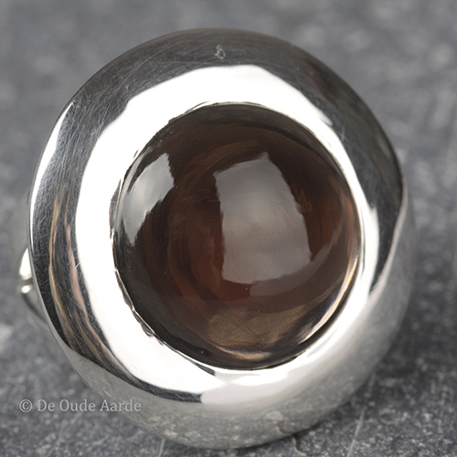 Rookkwarts - ring maat 17.50