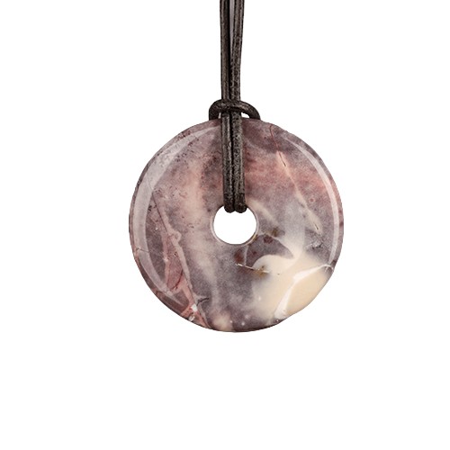 Jaspis porselein- donut (35mm)