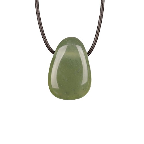 Doorboorde hanger - Jade