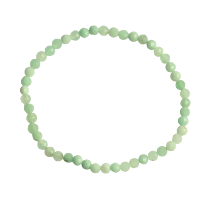 Chrysopraas - armband facet 4mm