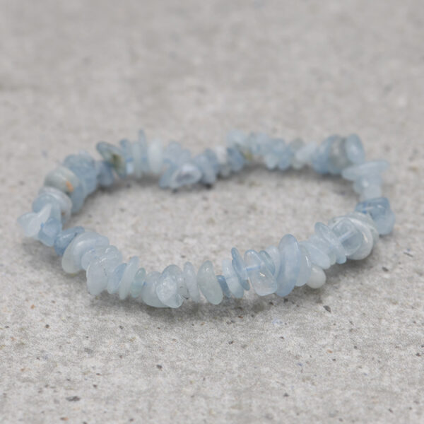 Aquamarijn blue - splitterarmband