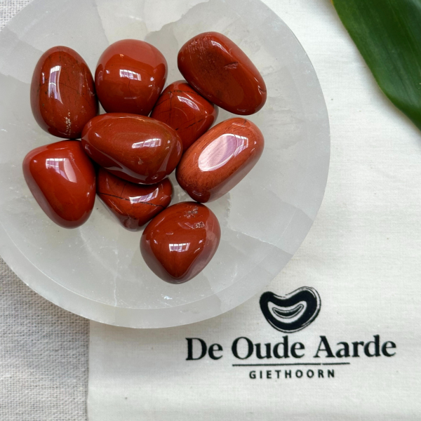 Trommelsteen - Rode Jaspis