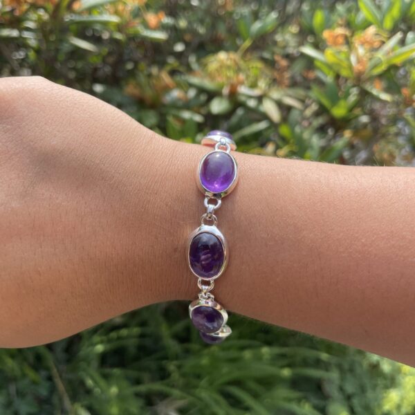 Armband Amethist - 925 sterling zilver