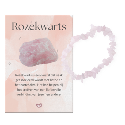 Splitterarmband - Rozekwarts ©