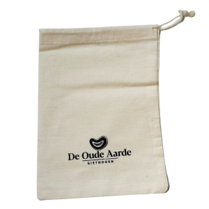 Katoenen zakje met logo180x130mm