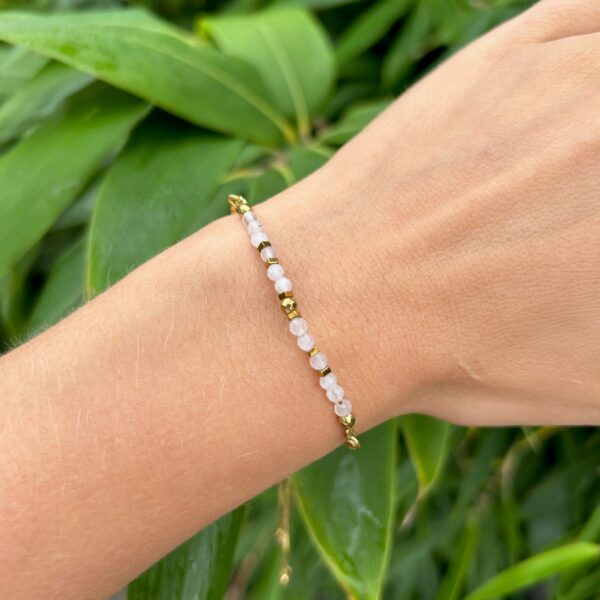 Armband - verstelbaar - Maansteen