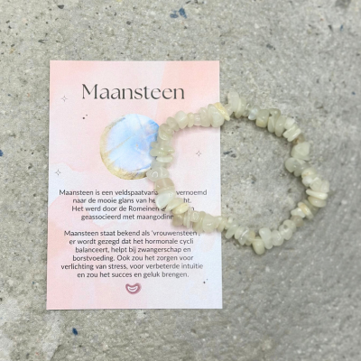 Splitterarmband - Maansteen © - Afbeelding 3