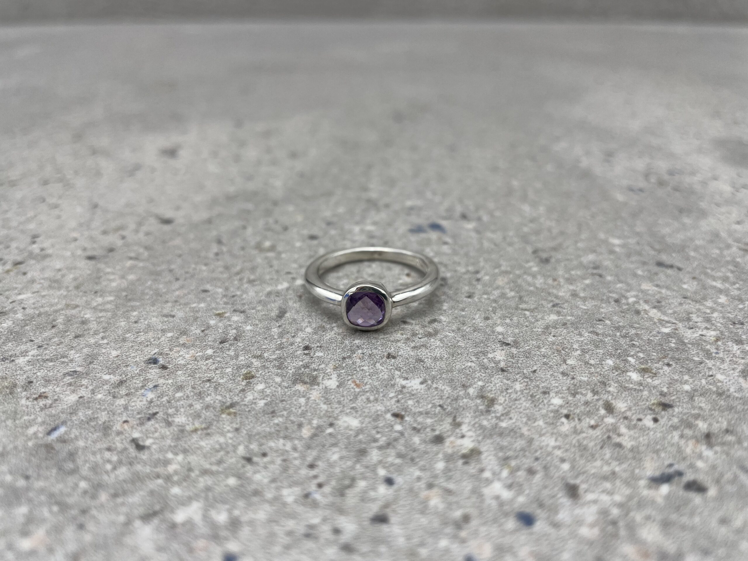 Ring - Amethist - facet - Afbeelding 2