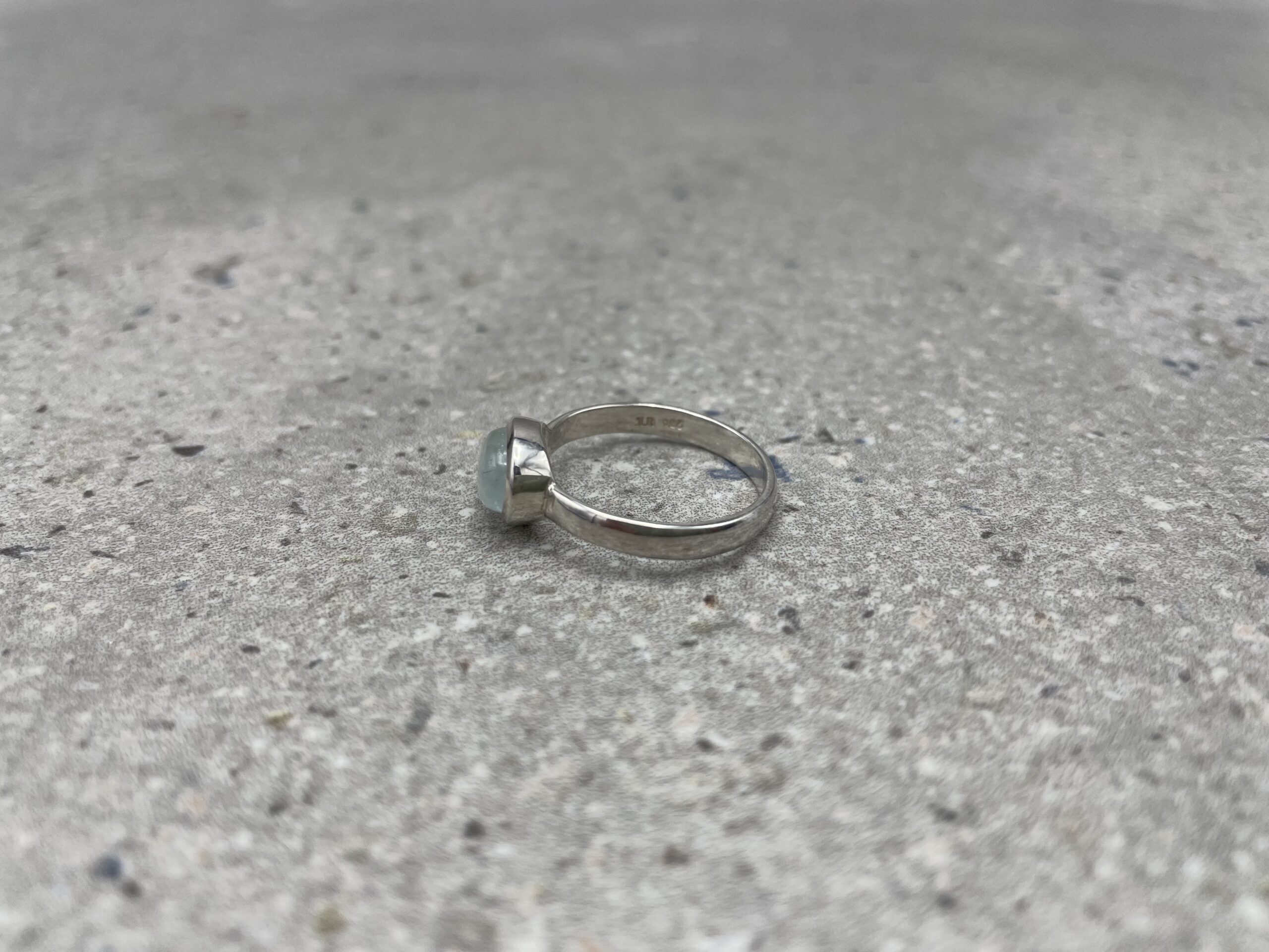 Ring - Aquamarijn - ovaal - Afbeelding 3