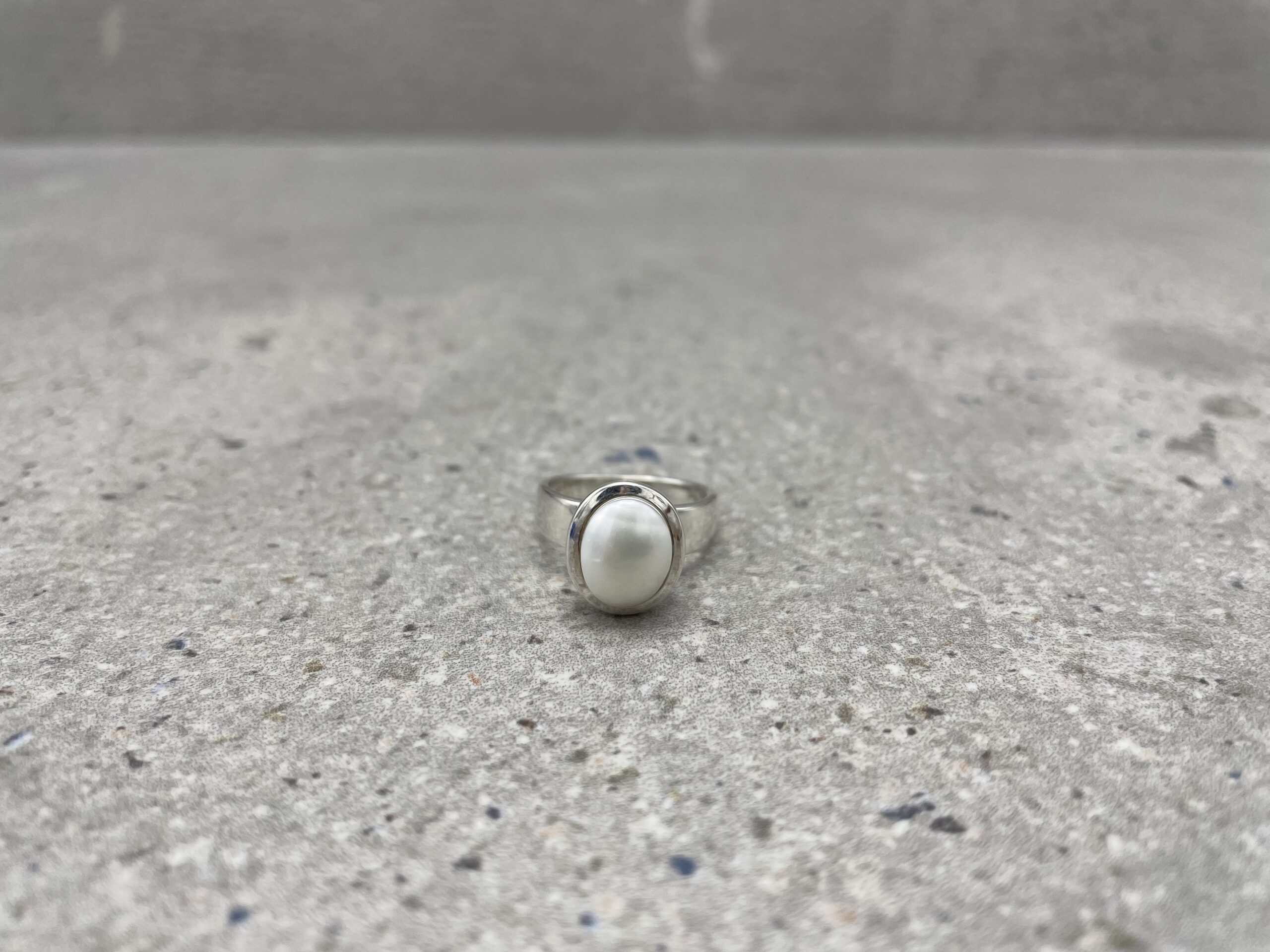 Ring - Parel - ovaal - Afbeelding 2