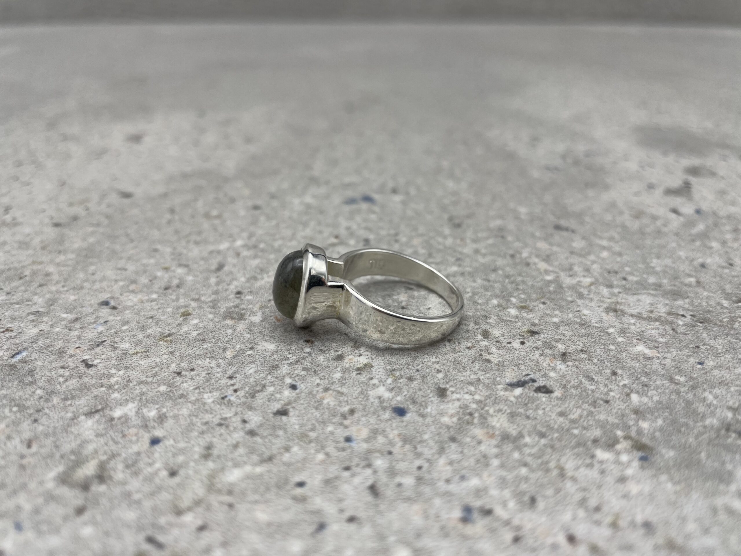 Ring - Labradoriet - ovaal - Afbeelding 3