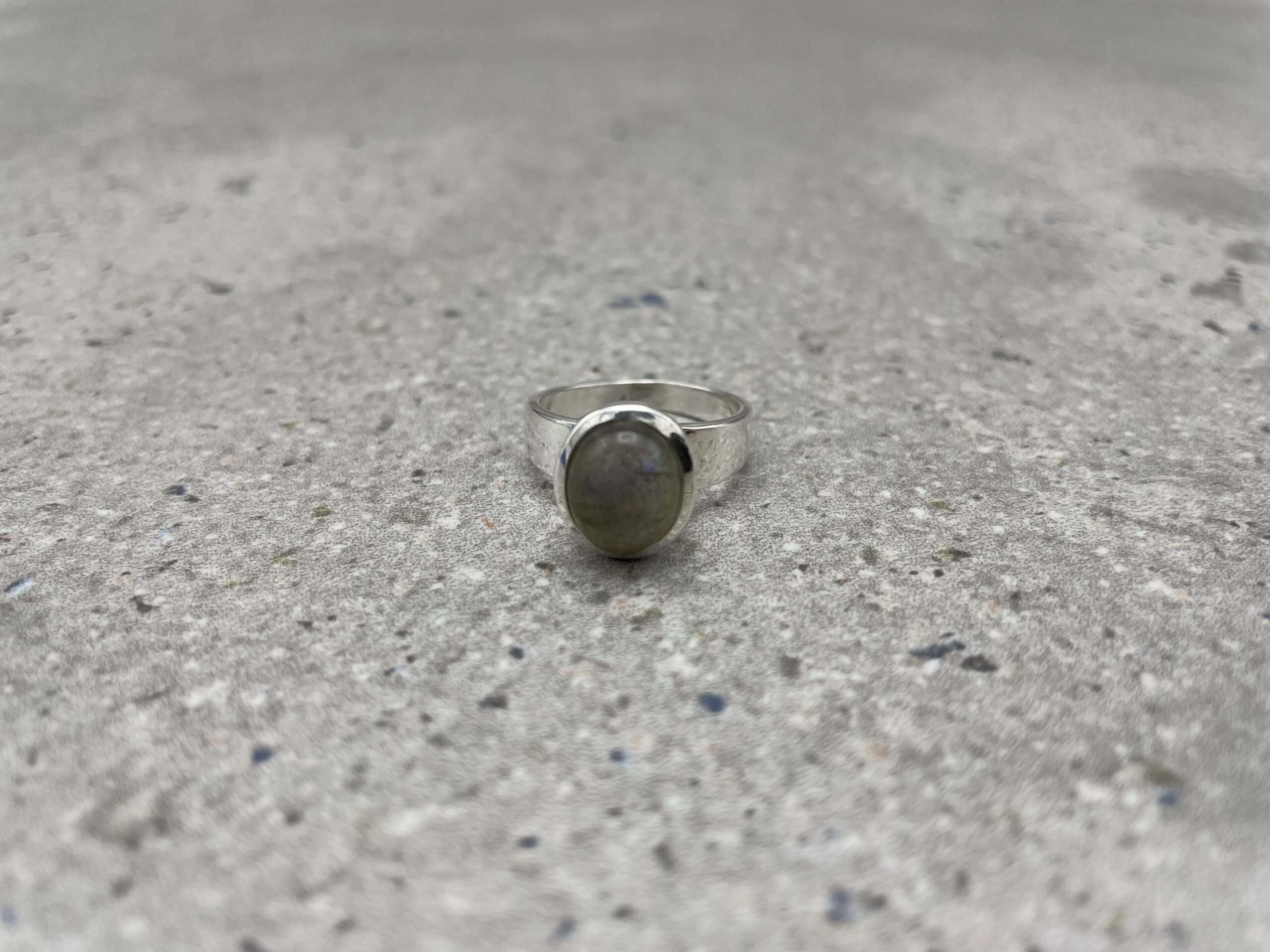 Ring - Labradoriet - ovaal - Afbeelding 2