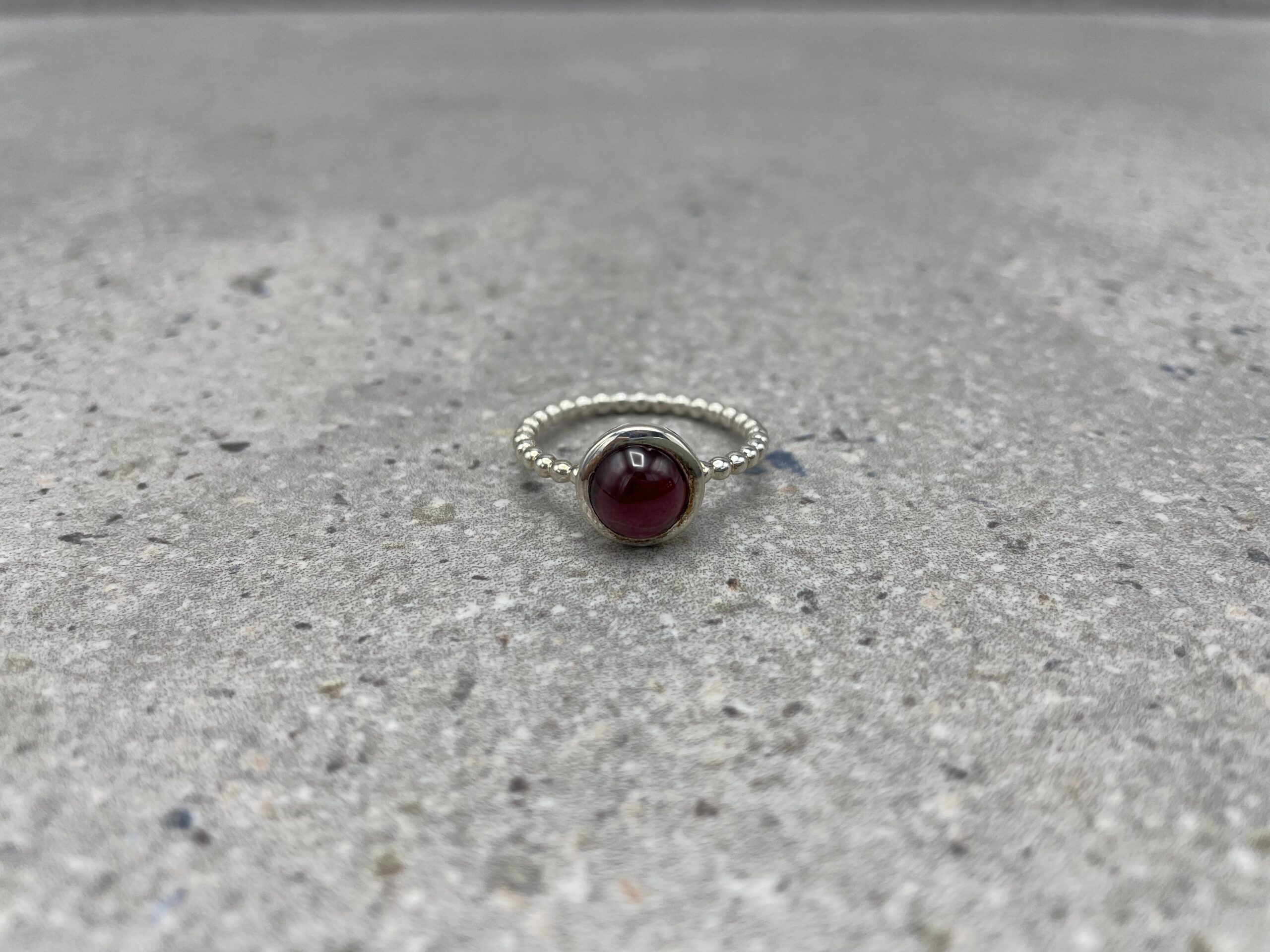 Ring - Granaat - Afbeelding 2