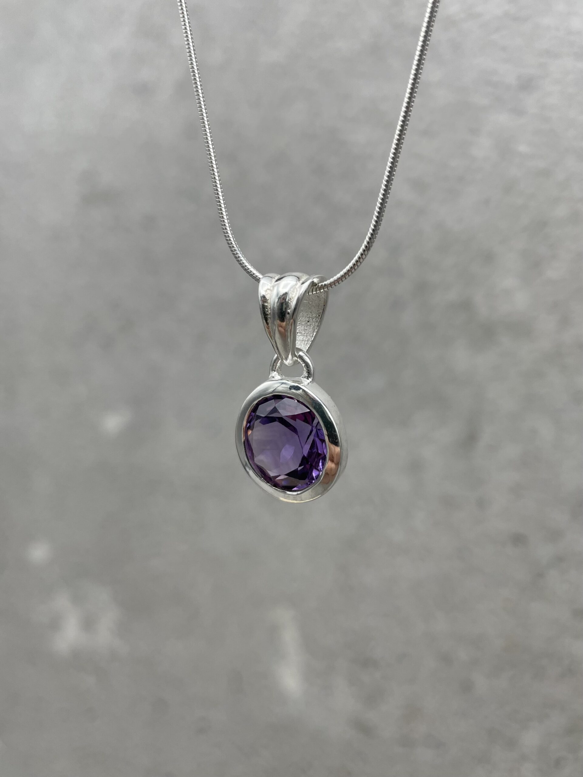 Hanger - Amethist facet - Afbeelding 2