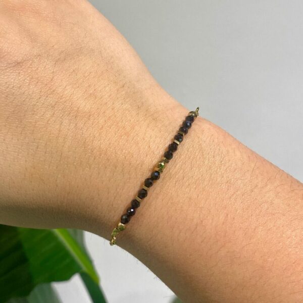 Armband - verstelbaar - Onix