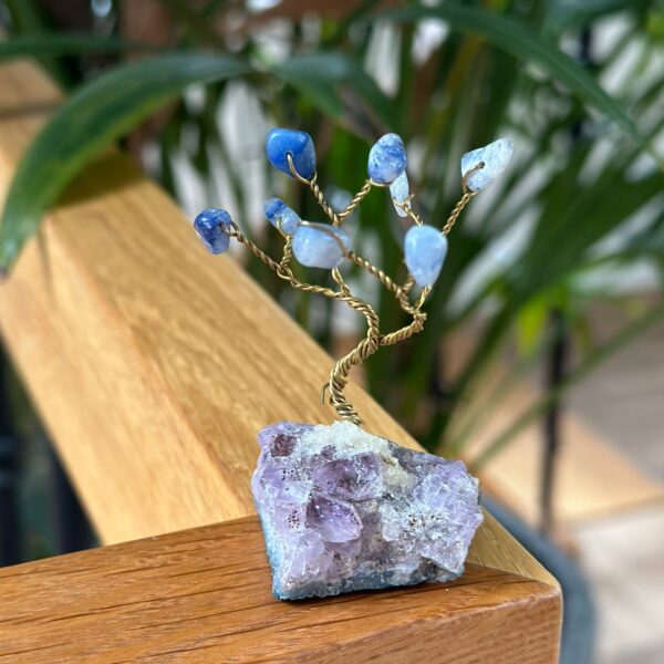 Bonsai boom - Blauwe Kwarts