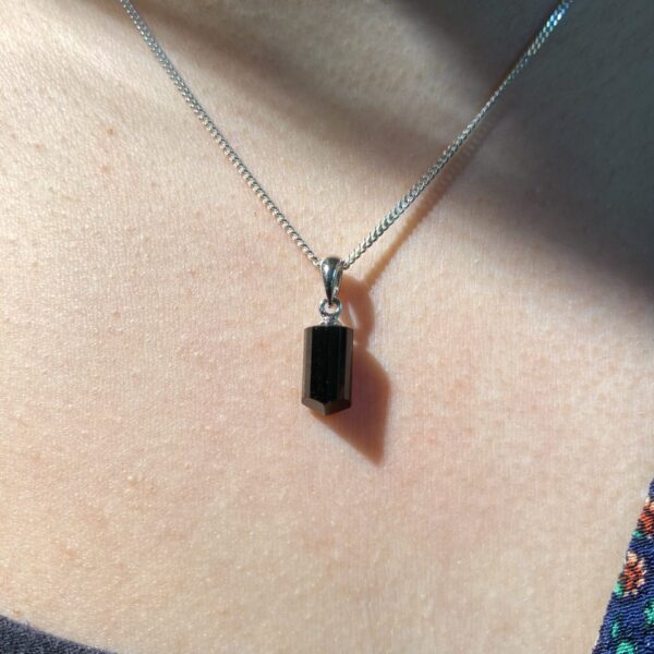 Hanger - Toermalijn zwart