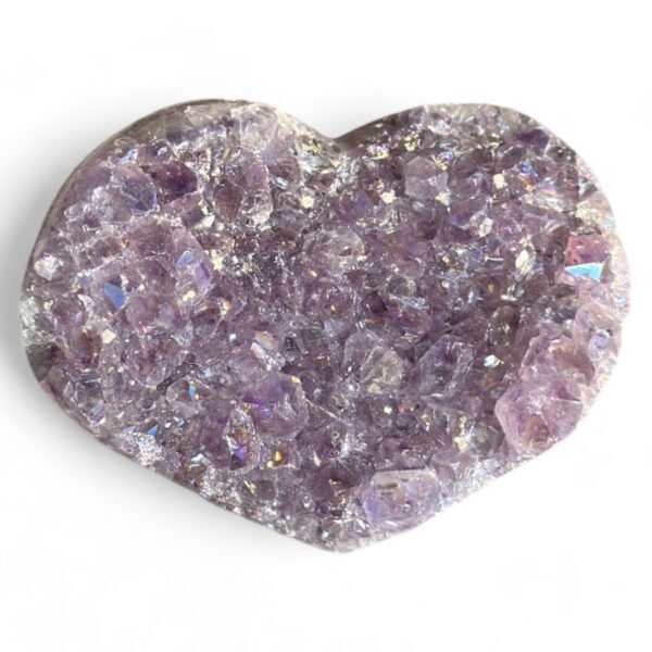 Hart - Pearly coated Amethist #17