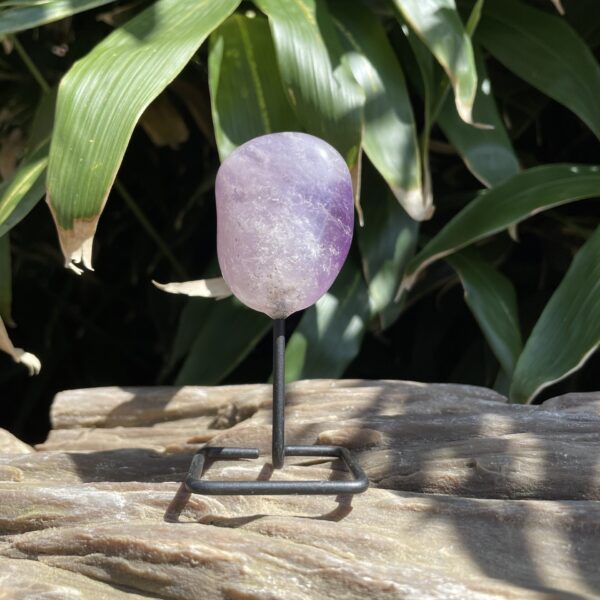 Op standaard - Tumble - Amethist #7