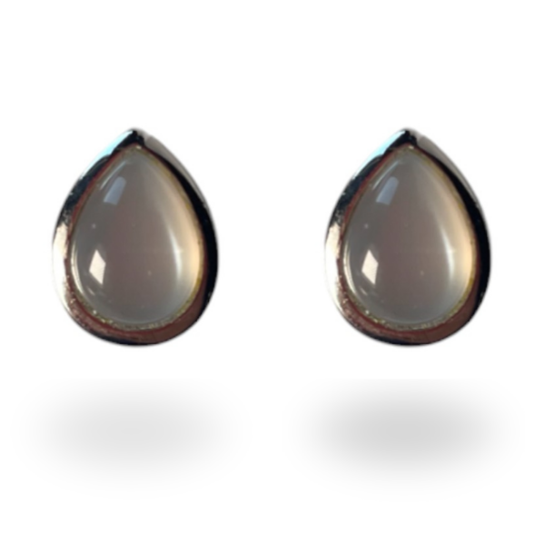 Maansteen - druppel oorstekers