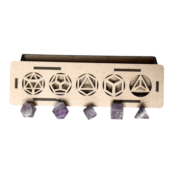 Geometrie set - 5 stuks - Amethist