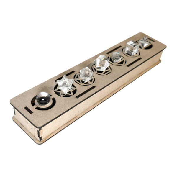 Geometrie set - 7 stuks - Bergkristal