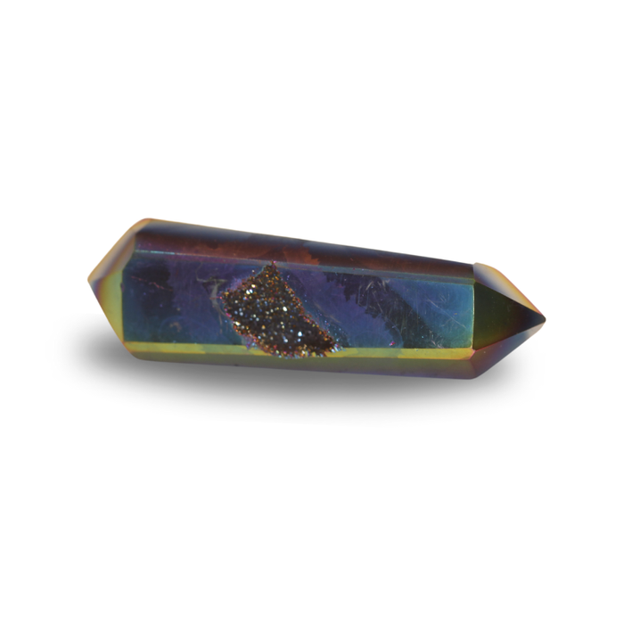 Agaat dubbeleinder - Regenboog coating - #2 - Afbeelding 2