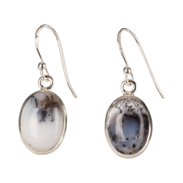 Oorhangers - Dendriet Opaal