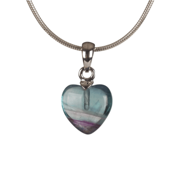 Hanger - Fluoriet - Hartje