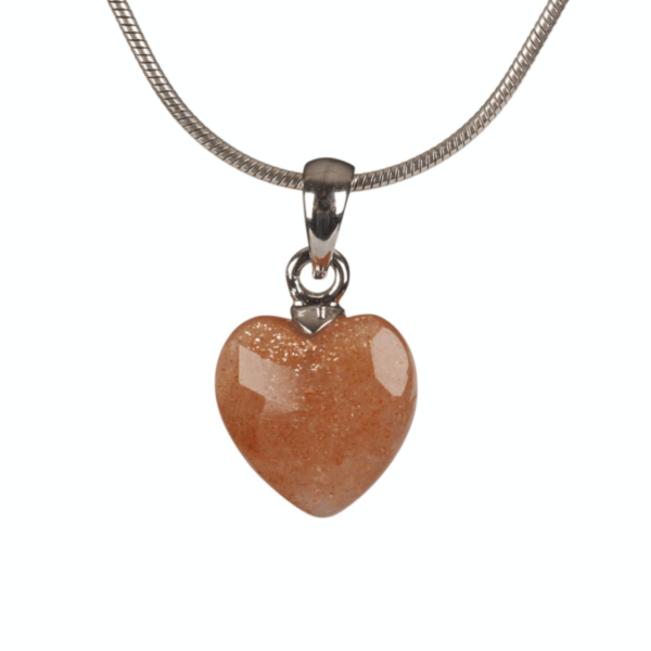 Hanger - Zonnesteen - Hartje facet