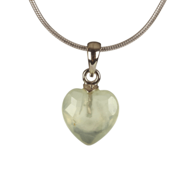 Hanger - Prehniet - Hartje facet