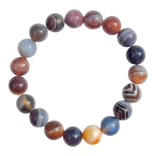 Kogelarmband - 10mm - Agaat