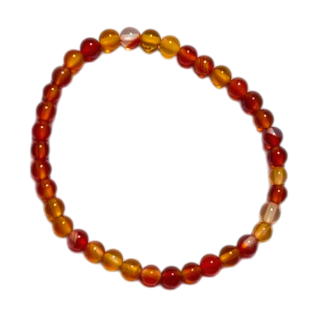 Carneool - kinderarmband 4mm