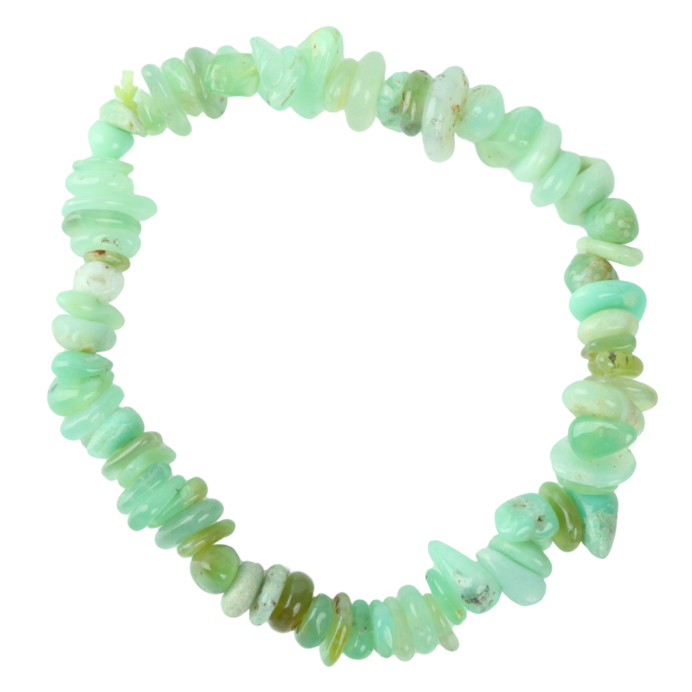 Splitterarmband - Chrysopraas