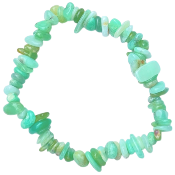 Splitterarmband - Chrysopraas EX