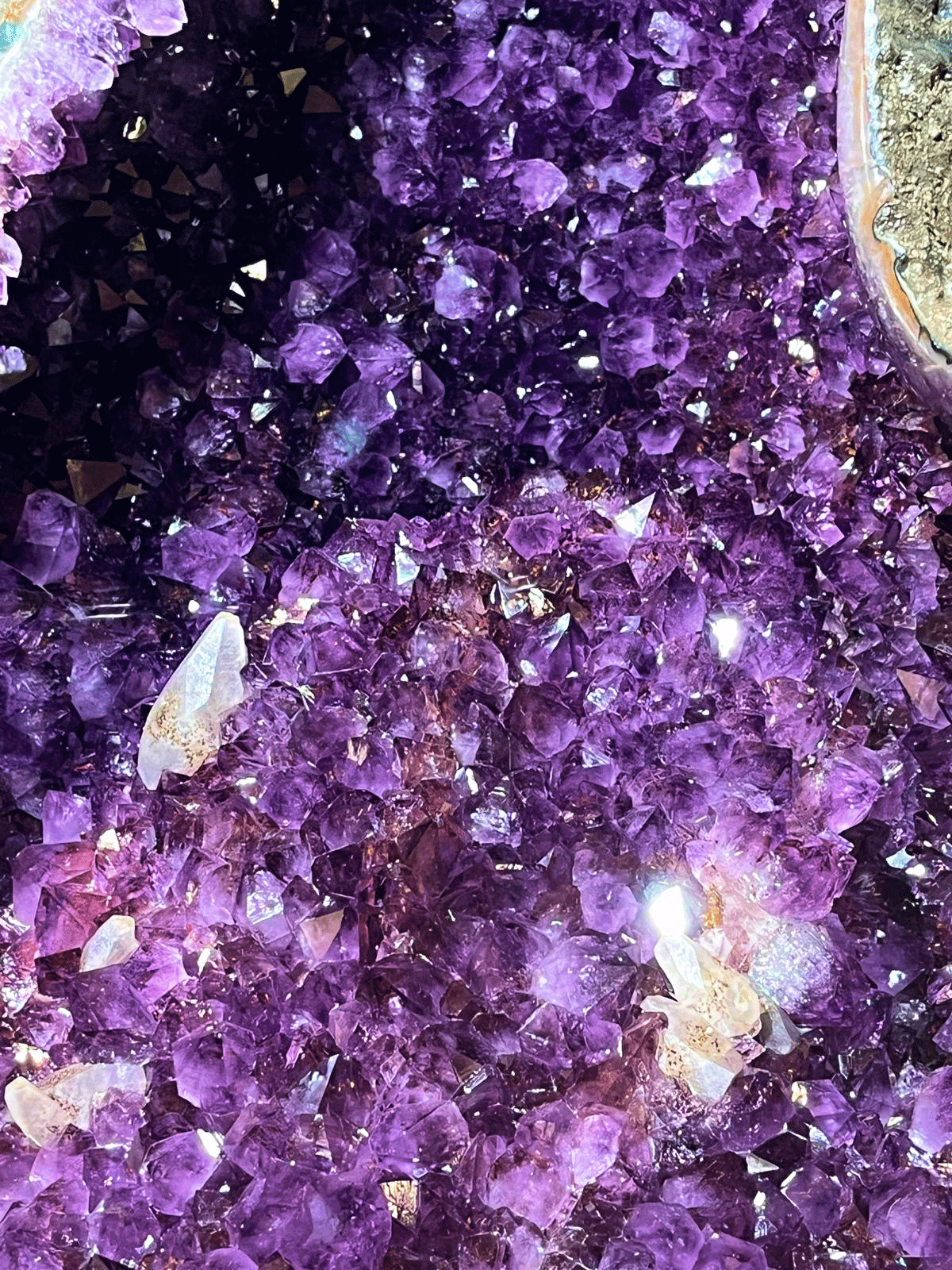 Amethist geode - Afbeelding 2
